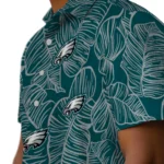 Philadelphia Eagles Hawaiian Shirt – Leaf Outline