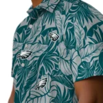 Philadelphia Eagles Hawaiian Shirt – Monstera Layer