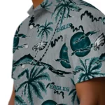 Philadelphia Eagles Hawaiian Shirt – Palm Sunset