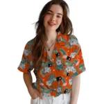 Philadelphia Flyers Hawaiian Shirt – Flamingo and Hibiscus