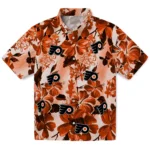 Philadelphia Flyers Hawaiian Shirt – Hibiscus Arrangement