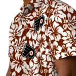 Philadelphia Flyers Hawaiian Shirt – Hibiscus Motif