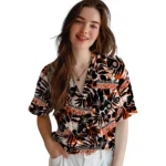 Philadelphia Flyers Hawaiian Shirt – Hibiscus Overlay
