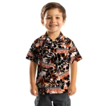 Philadelphia Flyers Hawaiian Shirt – Hibiscus Overlay