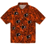 Philadelphia Flyers Hawaiian Shirt – Leaf Outline