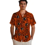 Philadelphia Flyers Hawaiian Shirt – Leaf Outline