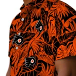 Philadelphia Flyers Hawaiian Shirt – Monstera Layer