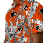 Philadelphia Flyers Hawaiian Shirt – Palm Leaves