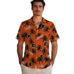 Philadelphia Flyers Hawaiian Shirt – Palm Tree Motif