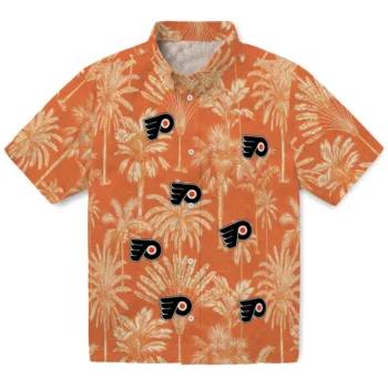philadelphia flyers palm shadows orange hawaiian shirts best selling