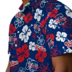 Philadelphia Phillies Hawaiian Shirt – Hibiscus Flower Design