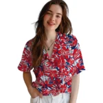 Philadelphia Phillies Hawaiian Shirt – Hibiscus Overlay