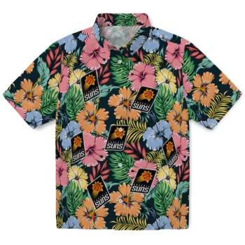 phoenix suns brilliant hibiscus garden hawaiian shirts best selling