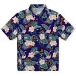 Phoenix Suns Hawaiian Shirt – Flamingo and Hibiscus