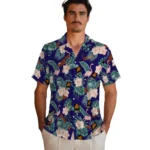 Phoenix Suns Hawaiian Shirt – Flamingo and Hibiscus