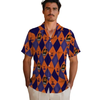 phoenix suns balloon plaid purple hawaiian shirts fashion forward