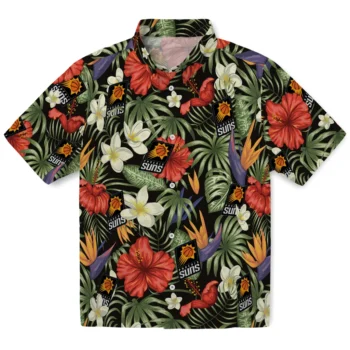 phoenix suns hibiscus bird hawaiian shirts best selling