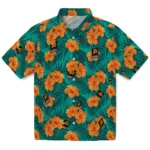 Phoenix Suns Hawaiian Shirt – Hibiscus and Palm Leaves