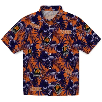 phoenix suns hibiscus exotic purple hawaiian shirts best selling