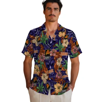phoenix suns tiki jungle purple hawaiian shirts fashion forward