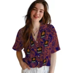 Phoenix Suns Hawaiian Shirt – Leaf Outline