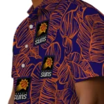 Phoenix Suns Hawaiian Shirt – Leaf Outline