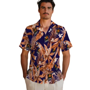 phoenix suns palm leaves purple hawaiian shirts fashion forward