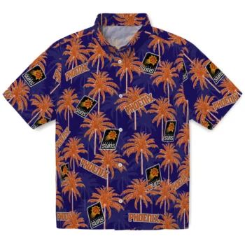 phoenix suns palm grove purple hawaiian shirts best selling