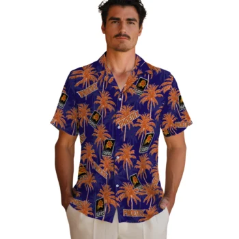 phoenix suns palm grove purple hawaiian shirts fashion forward
