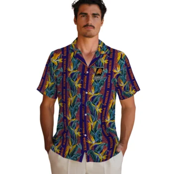 phoenix suns paradise vines purple hawaiian shirts fashion forward