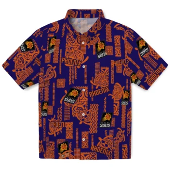 phoenix suns turtle lines purple hawaiian shirts best selling