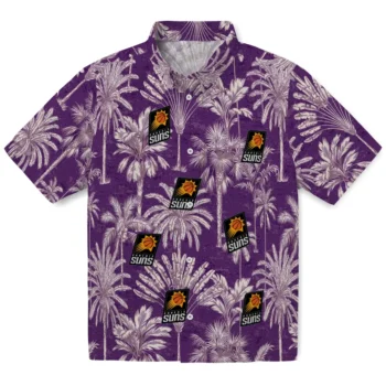 phoenix suns palm shadows purple hawaiian shirts best selling