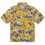 Pittsburgh Panthers Hawaiian Shirt – Hibiscus Overlay