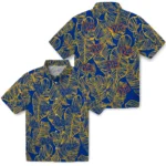 Pittsburgh Panthers Hawaiian Shirt – Leaf Outline