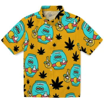 pittsburgh penguins bong smile yellow hawaiian shirts best selling