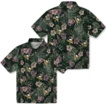 Pittsburgh Penguins Hawaiian Shirt – Hibiscus Leaves Pattern