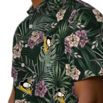 Pittsburgh Penguins Hawaiian Shirt – Hibiscus Leaves Pattern
