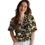 Pittsburgh Penguins Hawaiian Shirt – Hibiscus Overlay
