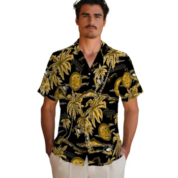 pittsburgh penguins palm sunset hawaiian shirts fashion forward