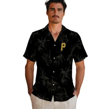 pittsburgh pirates bamboo branches black hawaiian shirts fashion forward