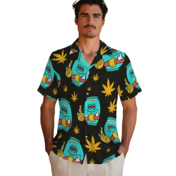 pittsburgh pirates bong smile black hawaiian shirts fashion forward