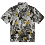 Pittsburgh Pirates Hawaiian Shirt – Hibiscus Arrangement