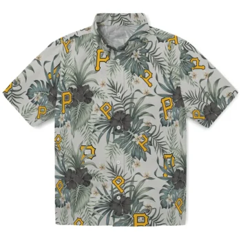 pittsburgh pirates hibiscus designs beige hawaiian shirts best selling