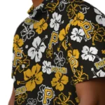 Pittsburgh Pirates Hawaiian Shirt – Hibiscus Flower Design