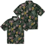 Pittsburgh Pirates Hawaiian Shirt – Hibiscus Leaves Pattern