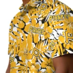 Pittsburgh Pirates Hawaiian Shirt – Hibiscus Overlay