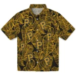 Pittsburgh Pirates Hawaiian Shirt – Leaf Outline