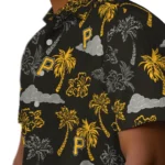 Pittsburgh Pirates Hawaiian Shirt – Palm And Clouds