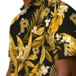 Pittsburgh Pirates Hawaiian Shirt – Palm Leaves