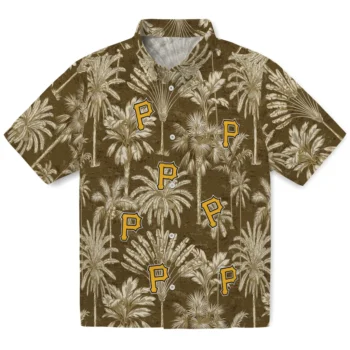 pittsburgh pirates palm shadows black hawaiian shirts best selling